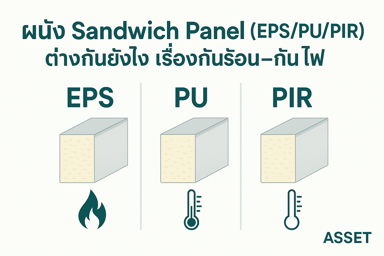 ผนัง Sandwich Panel